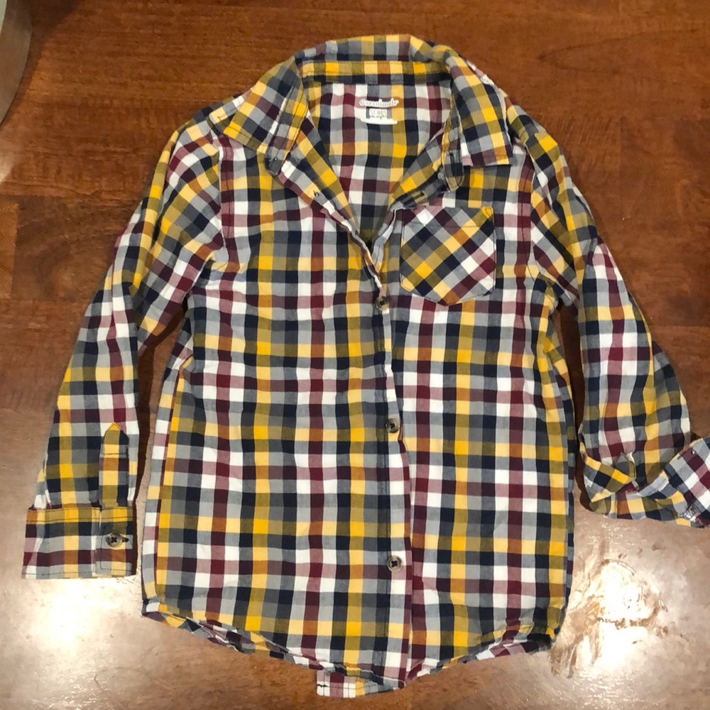 Plaid kids button down!!!
